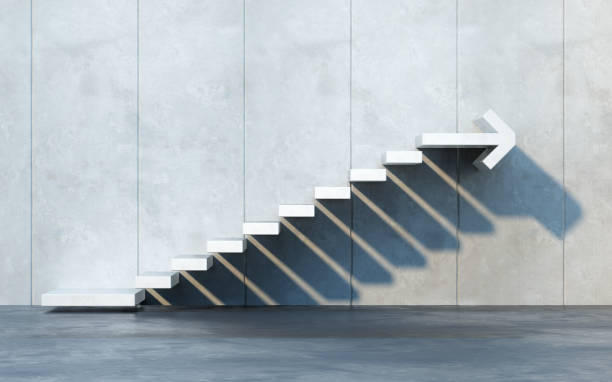 stairs going  upward stairs going  upward ladder photos stock pictures, royalty-free photos & images