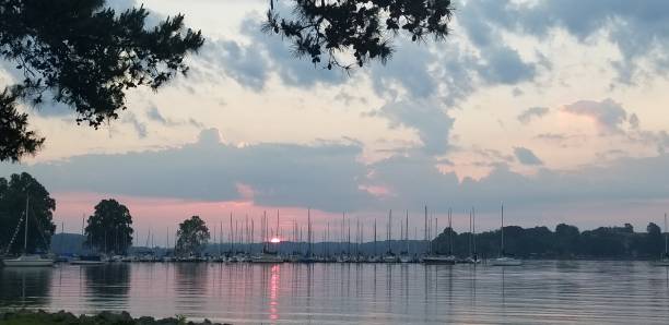 istock Sunrise on the lake 5 1155097424