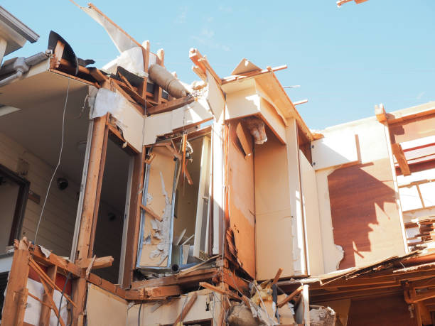 Abandoned house stock photo