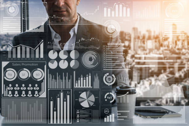 istock Big Data Technology for Business Finance Concept. 1155114284