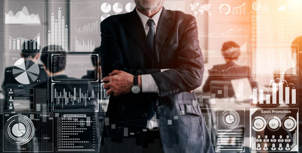 istock Big Data Technology for Business Finance Concept. 1155114313