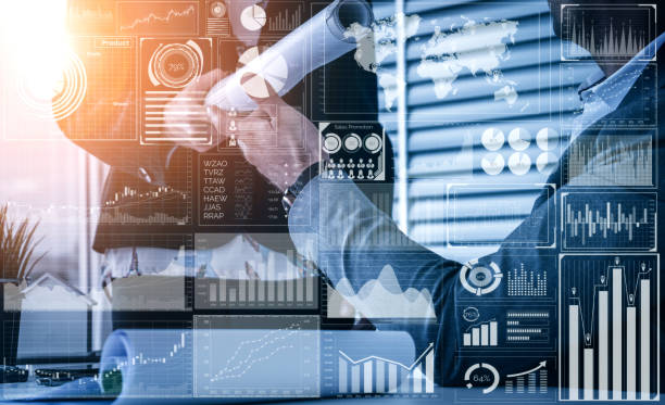 istock Big Data Technology for Business Finance Concept. 1155114364