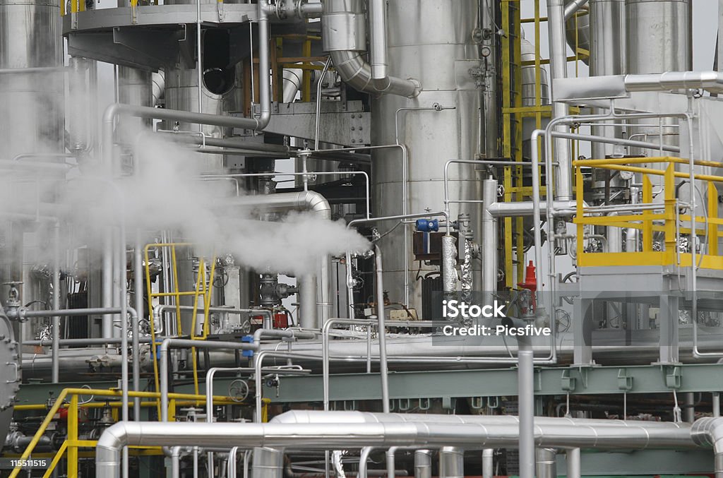 Indústria Petrolífera exterior - Royalty-free Ao Ar Livre Foto de stock