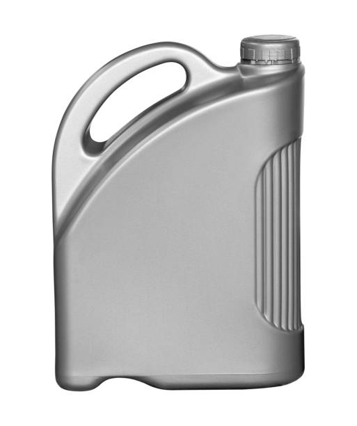 istock Plastic canister for machine oil isolated on white 1155126534