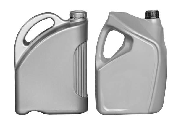 istock Plastic canister for machine oil isolated on white 1155126542