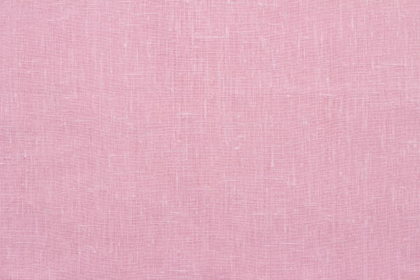 istock Pink linen pastel fabric, background or texture 1155129685