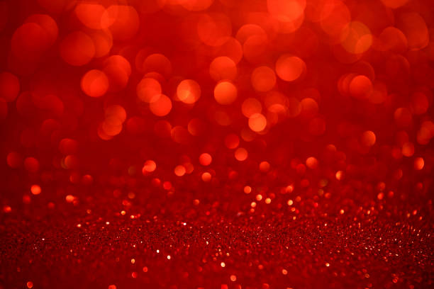 rot glitzert weihnachtliche abstrakten hintergrund - rot stock-fotos und bilder
