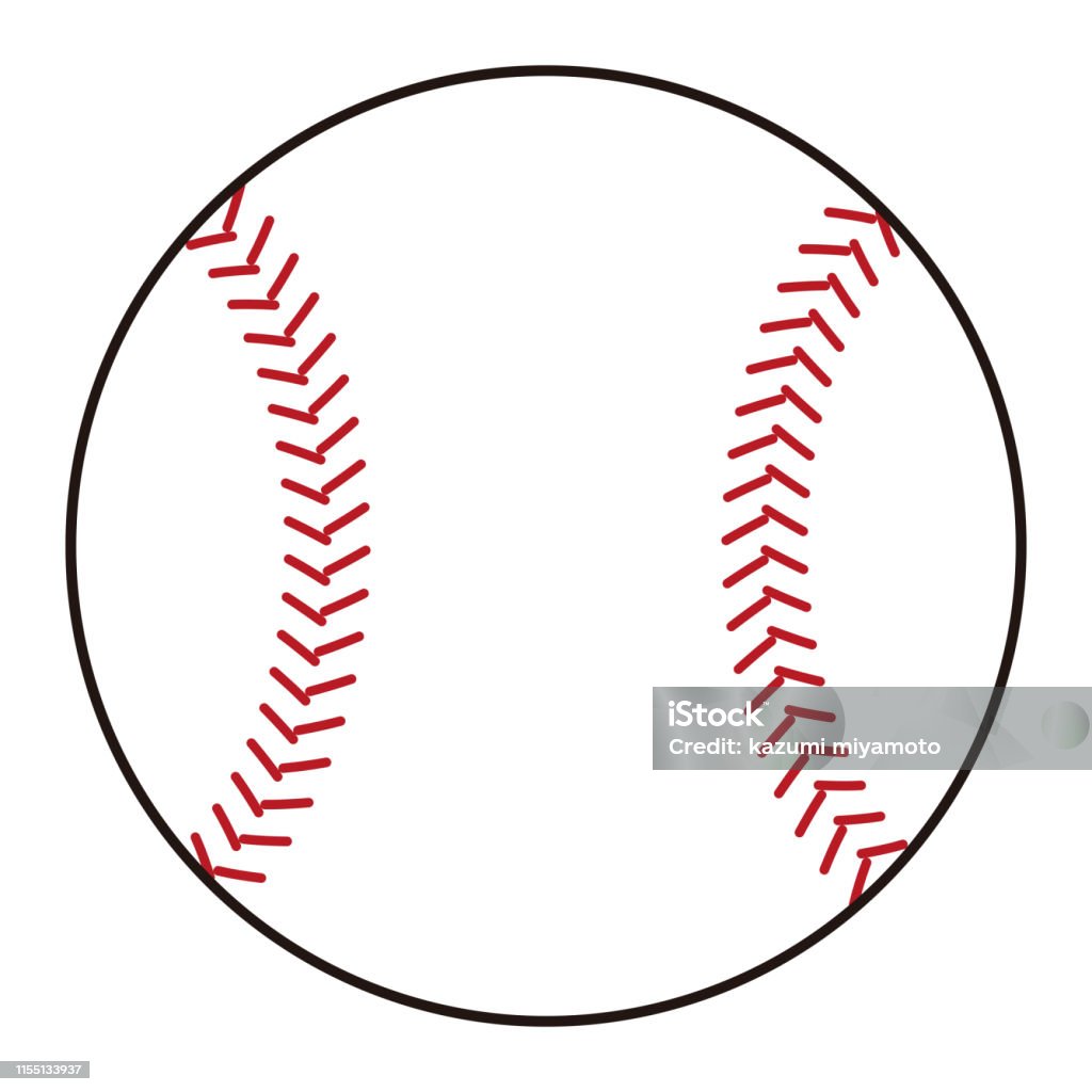 Baseball Ball Illustration Baseball - Ball stock vector