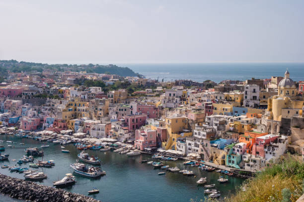 istock Multi Colored Houses in Procida Island, Naples, Italy 1155136251
