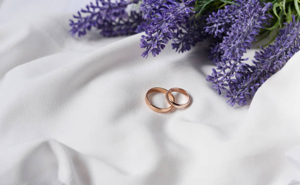 istock wedding rings gold  for the newlyweds 1155139932