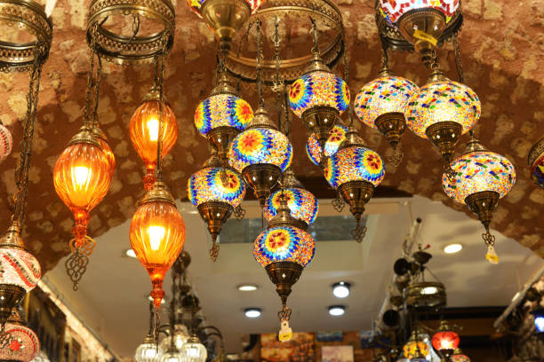 istock traditional decorations mosaic decoration lamps 1155140153