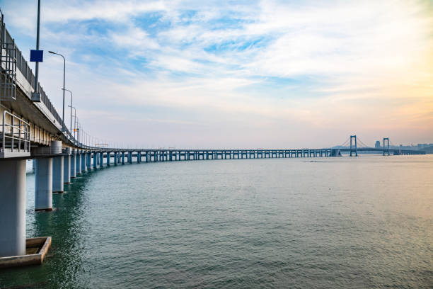 istock Bridge across the sea 1155142600