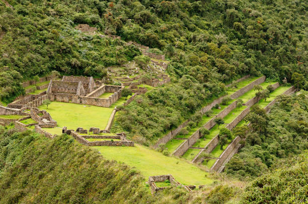 Choquequirao perdeu ruínas - foto de acervo