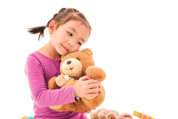 istock Little girl playing 1155151222