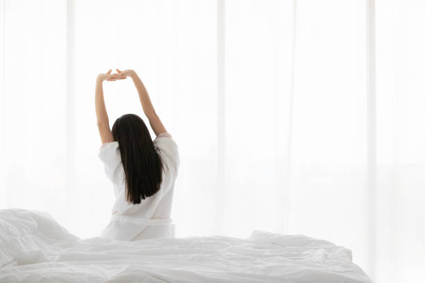 istock Woman on bedroom 1155152651
