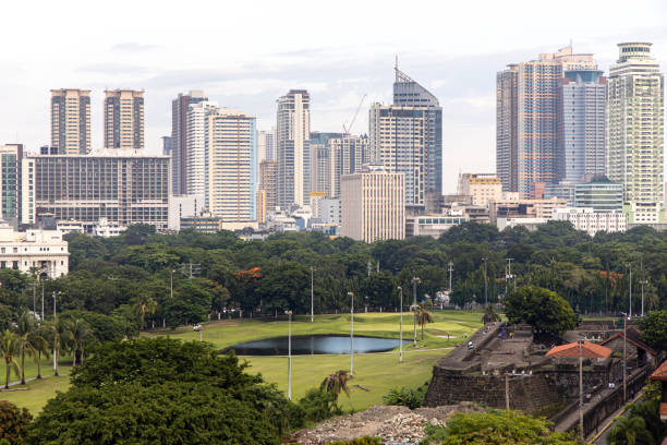 istock Manila cityscape from Intramuros 1155154702