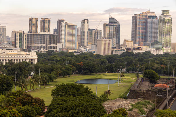 istock Manila cityscape from Intramuros 1155154840