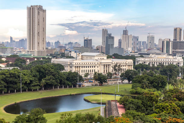 istock Manila cityscape from Intramuros 1155155179