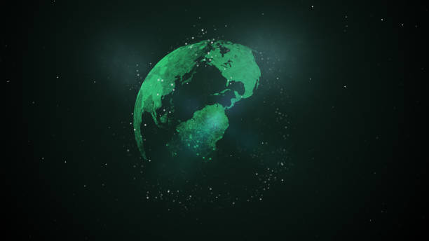 istock Concept of information and communication technology abstract space background. 1155157601