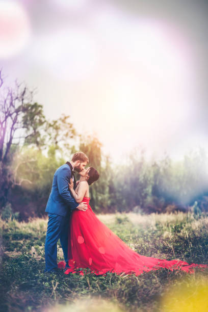istock Bride and groom have romance time and happy together 1155160231