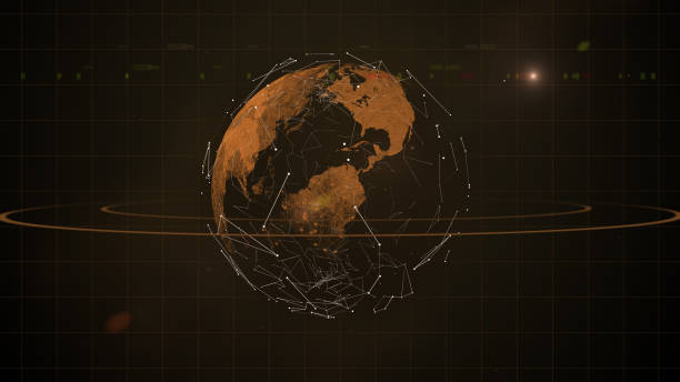 istock Virtual traveling to the virtual planet in outer space. 1155161219