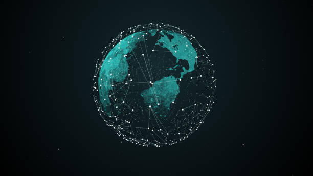 istock Abstract financial technology and world economy visual image. 1155161355