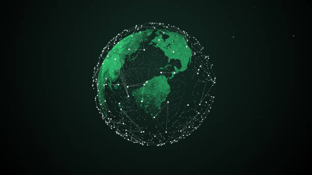 istock Stock market or forex trading block chain graph. 1155161356