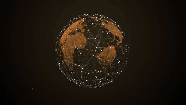 istock International freight or shipping service connection around the globe. 1155161402