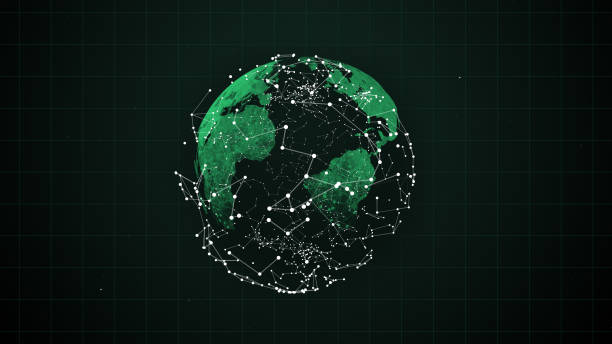 istock Stock market or forex trading block chain graph. 1155161425