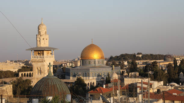 istock Jerusalem old city skyline sunset 1155167955