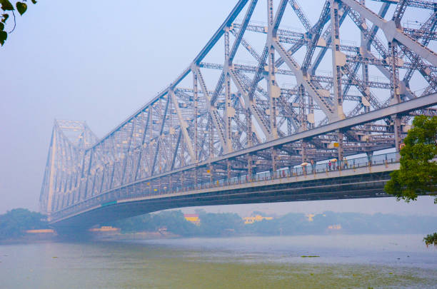 istock Howrah Bridge over Hoogly river, Kolkata, India 1155168194