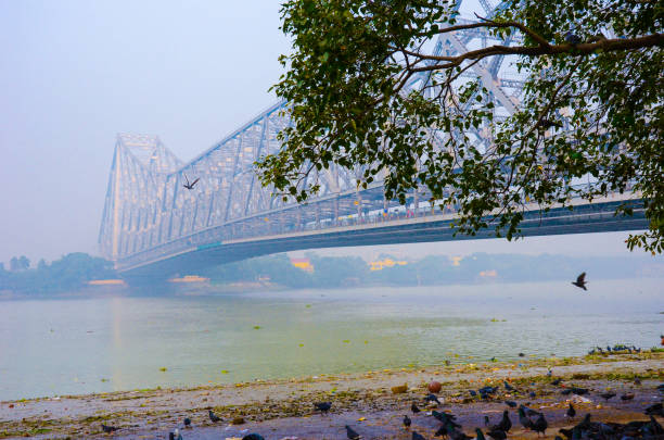 istock Howrah Bridge over Hoogly river, Kolkata, India 1155168496