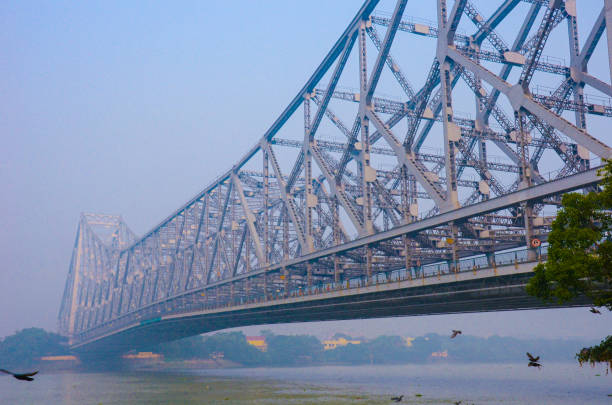 istock Howrah Bridge over Hoogly river, Kolkata, India 1155168613