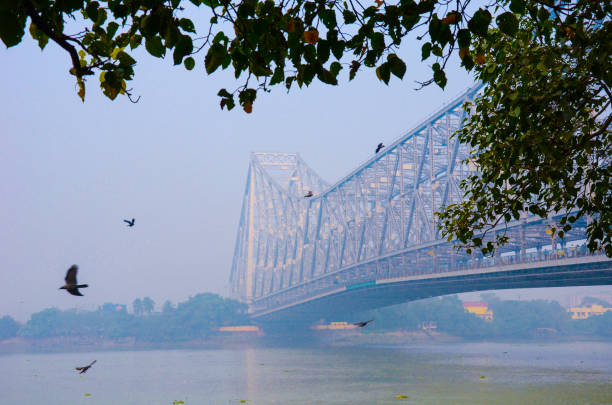 istock Howrah Bridge over Hoogly river, Kolkata, India 1155168617