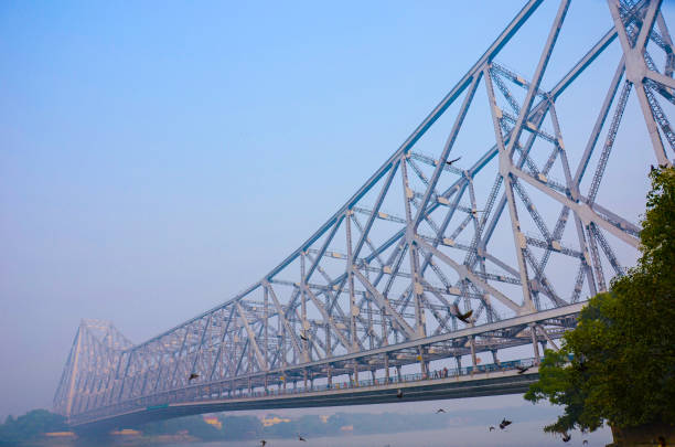 istock Howrah Bridge over Hoogly river, Kolkata, India 1155169248