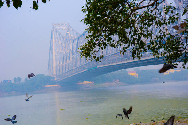 istock Howrah Bridge over Hoogly river, Kolkata, India 1155169249