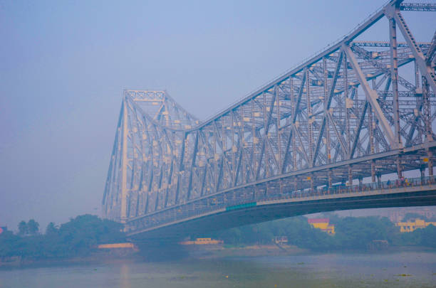 istock Howrah Bridge over Hoogly river, Kolkata, India 1155169364