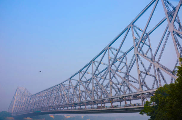 istock Howrah Bridge over Hoogly river, Kolkata, India 1155169402