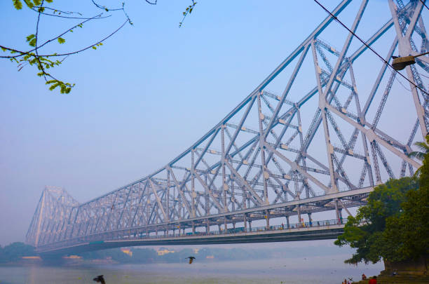 istock Howrah Bridge over Hoogly river, Kolkata, India 1155169517