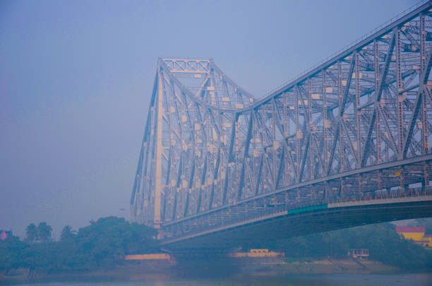 istock Howrah Bridge over Hoogly river, Kolkata, India 1155169650