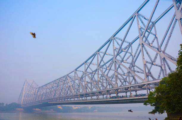 istock Howrah Bridge over Hoogly river, Kolkata, India 1155169847