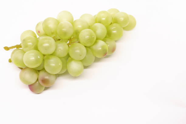 istock bunch of grapes close-up on a white background, place for text 1155178765