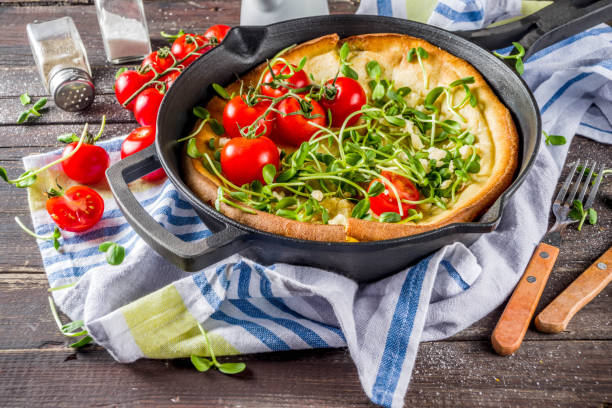 istock Savory vegan dutch baby baked pancake 1155178975