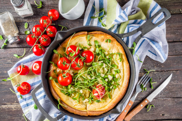 istock Savory vegan dutch baby baked pancake 1155178977