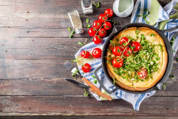 istock Savory vegan dutch baby baked pancake 1155179001