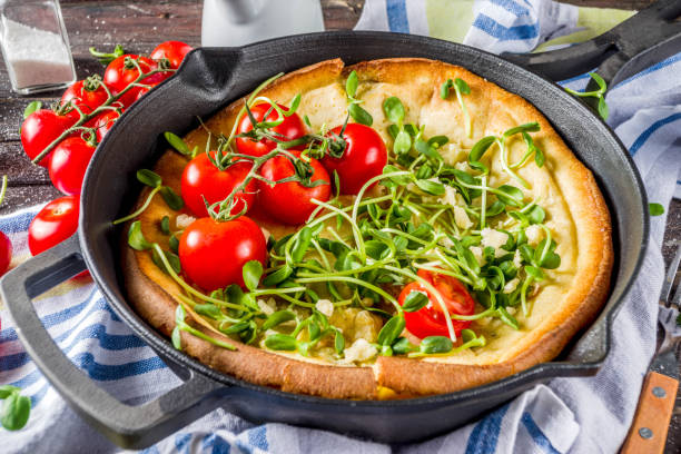 istock Savory vegan dutch baby baked pancake 1155179002