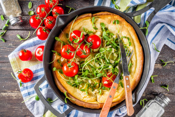 istock Savory vegan dutch baby baked pancake 1155179156