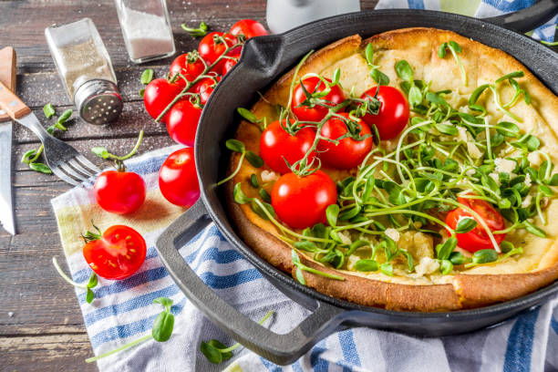 istock Savory vegan dutch baby baked pancake 1155179170