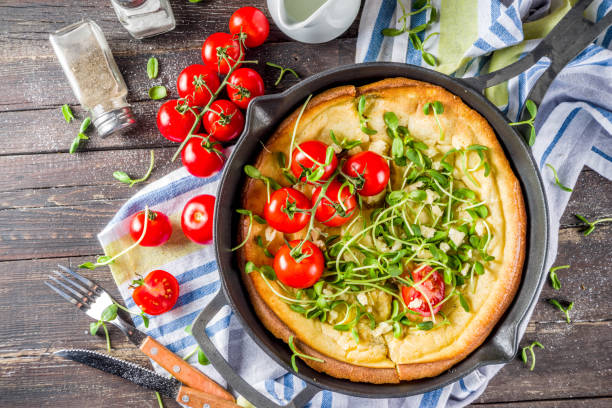 istock Savory vegan dutch baby baked pancake 1155179180