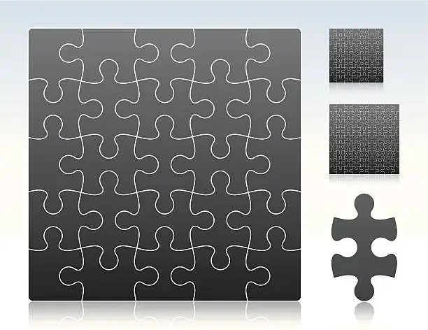 Vector illustration of Jigsaw Puzzle